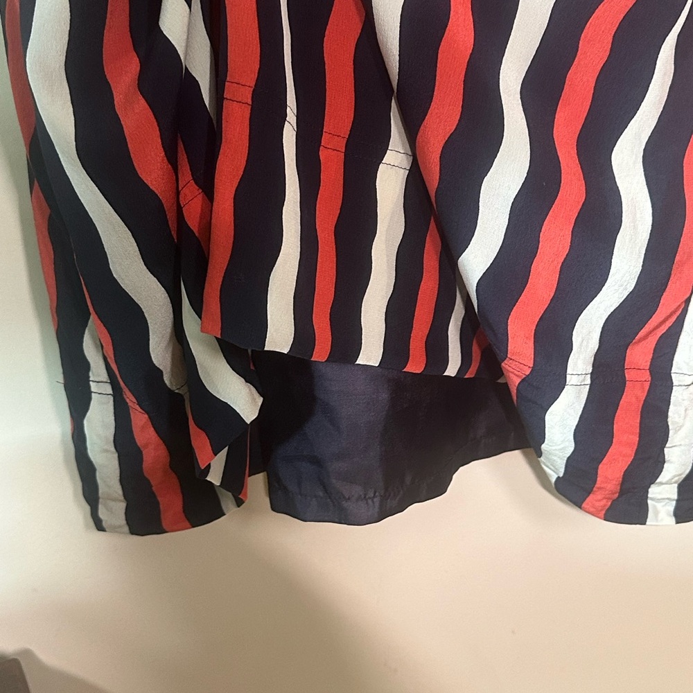MARC JACOBS | 100% Silk Wavy Striped Dress - Picture 6 of 8
